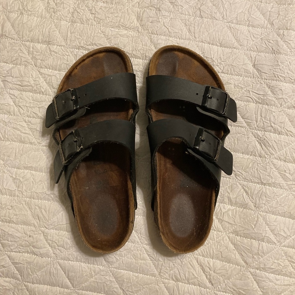 Black Birkenstocks Sandals